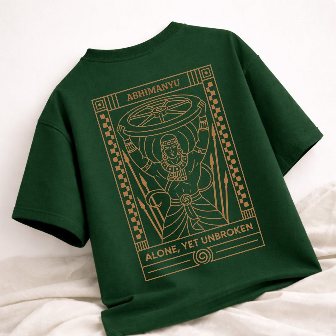 ABHIMANYU – Artistic Premium Cotton Tee by Vedawear  
