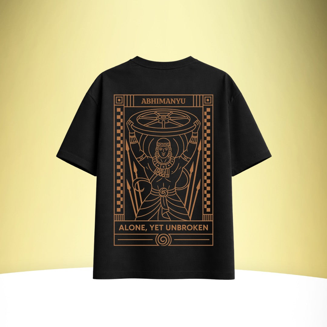 ABHIMANYU – Artistic Premium Cotton Tee by Vedawear  