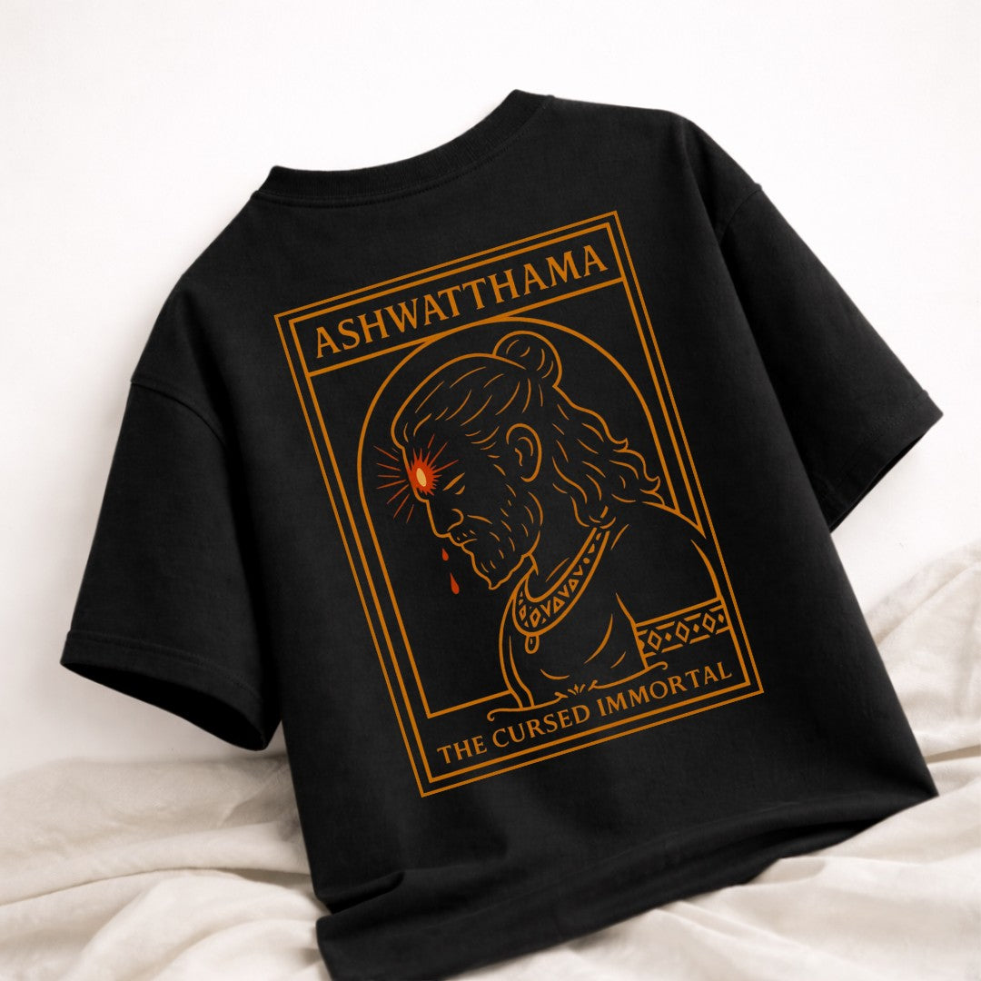 ASHWATTHAMA – Artistic Premium Cotton Tee by Vedawear  