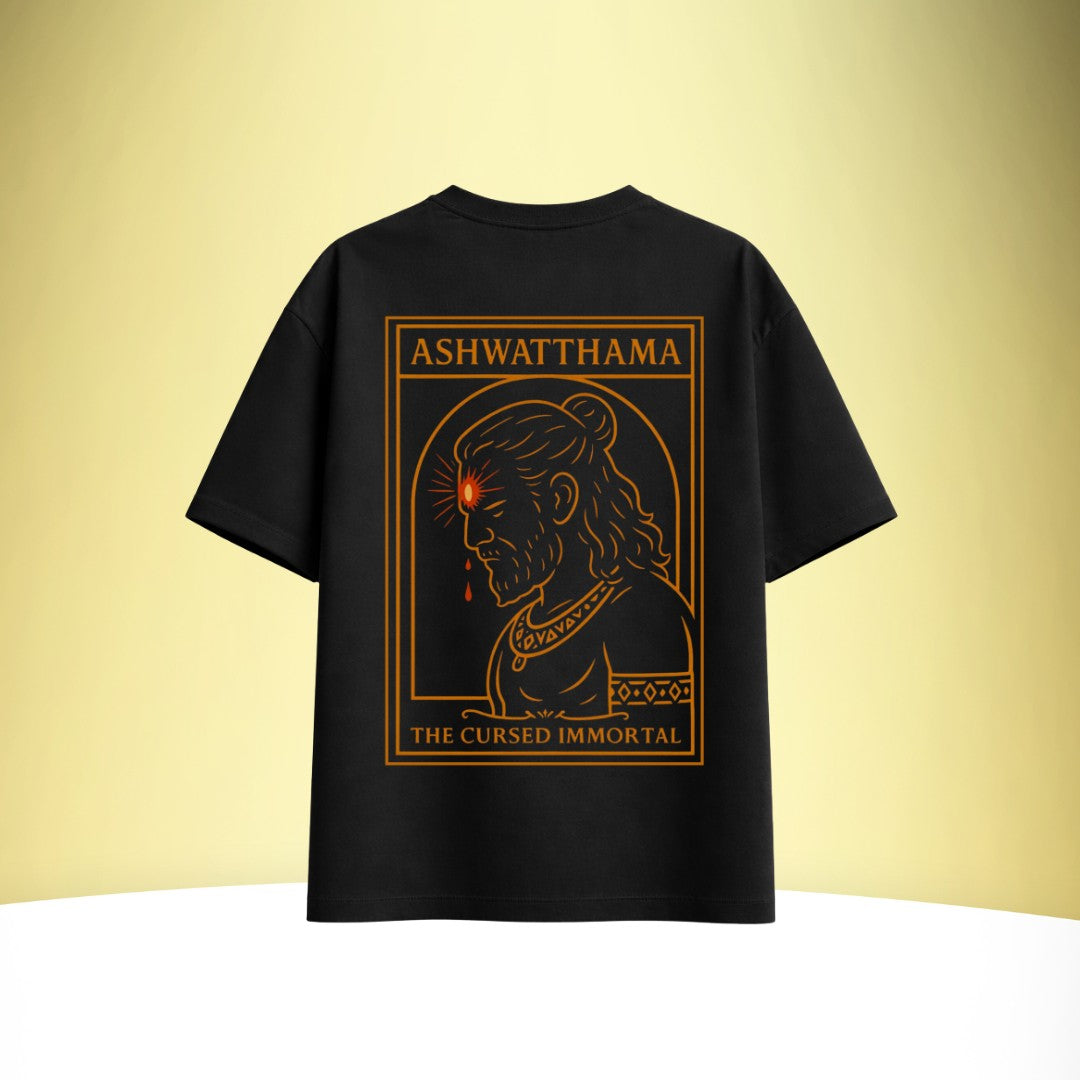 ASHWATTHAMA – Artistic Premium Cotton Tee by Vedawear  