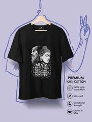 Premium Dual Wisdom Tee (Minimal Edition) – Artistic Premium Cotton Tee by Vedawear India