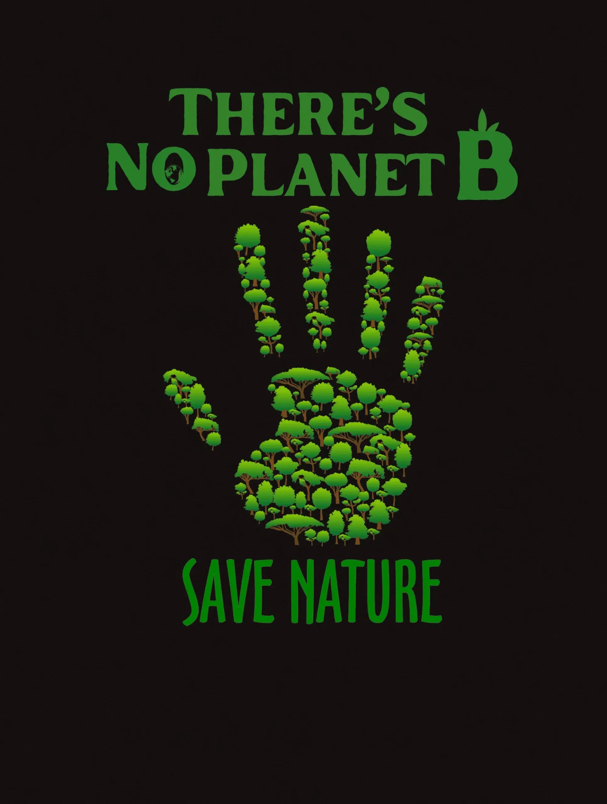 There’s No Planet B – Vedawear Premium Tee – Artistic Premium Cotton Tee by Vedawear 