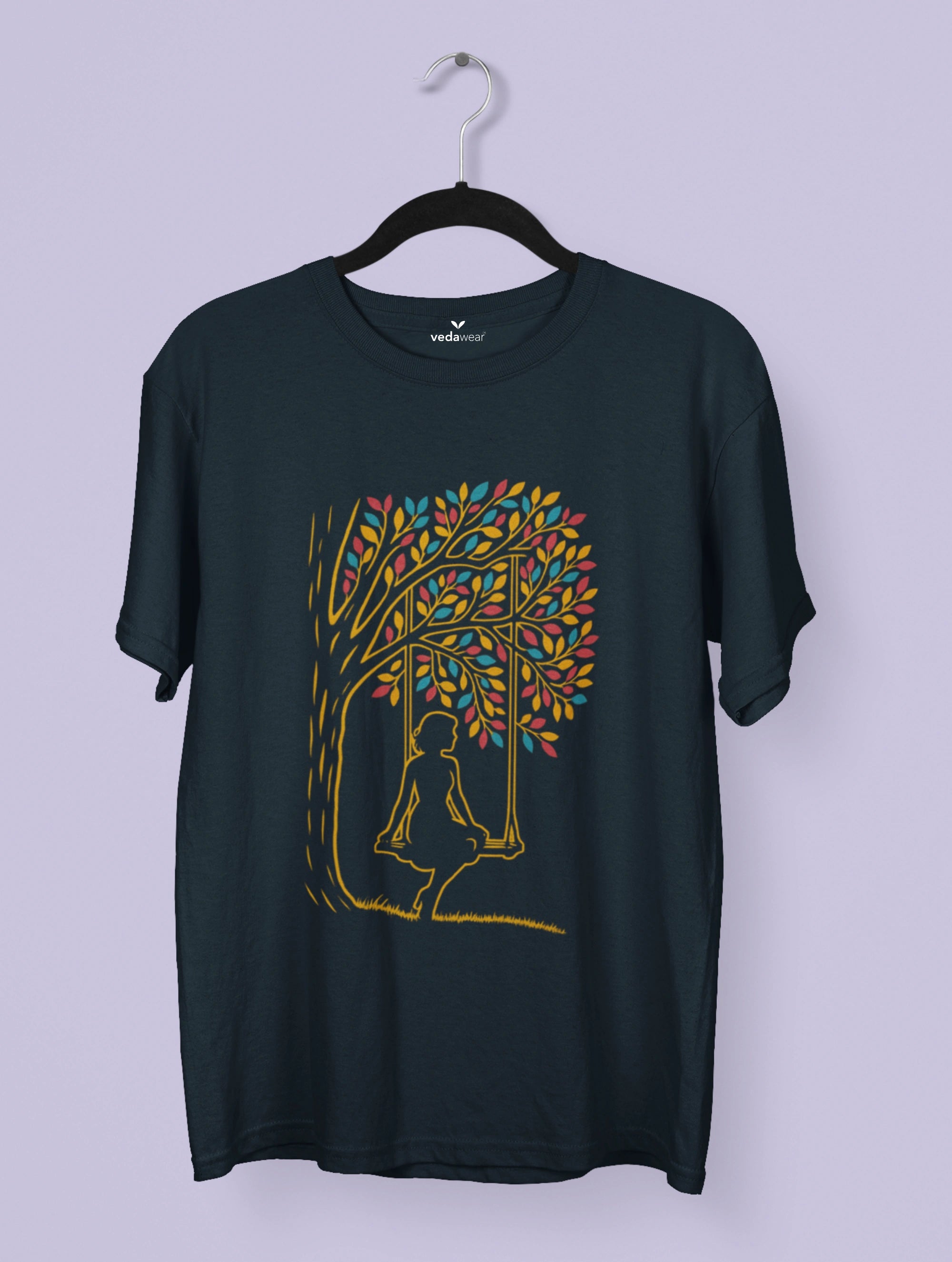 Tree of Joy – Premium Tee – Artistic Premium Cotton Tee by Vedawear 