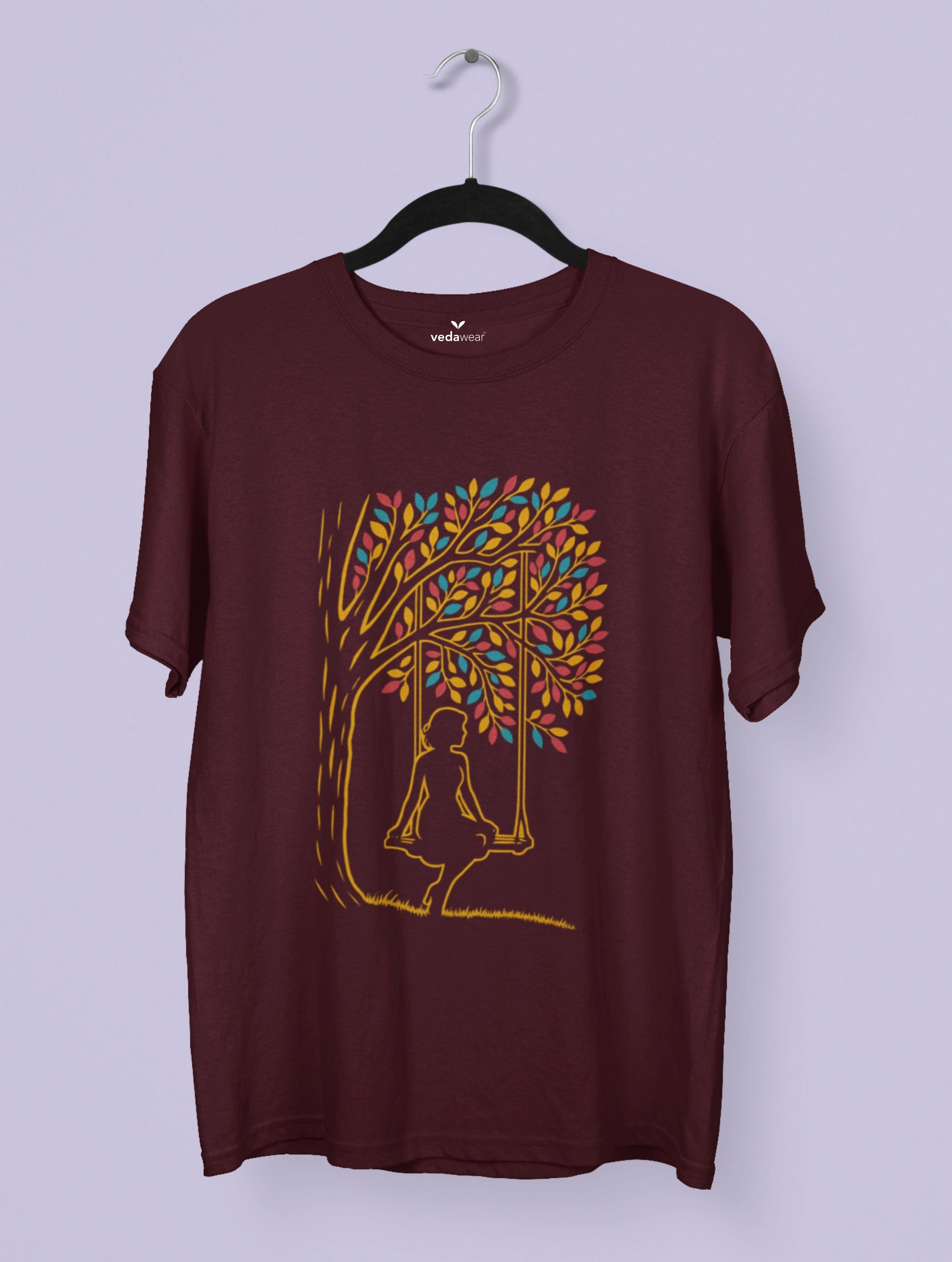 Tree of Joy – Premium Tee – Artistic Premium Cotton Tee by Vedawear 