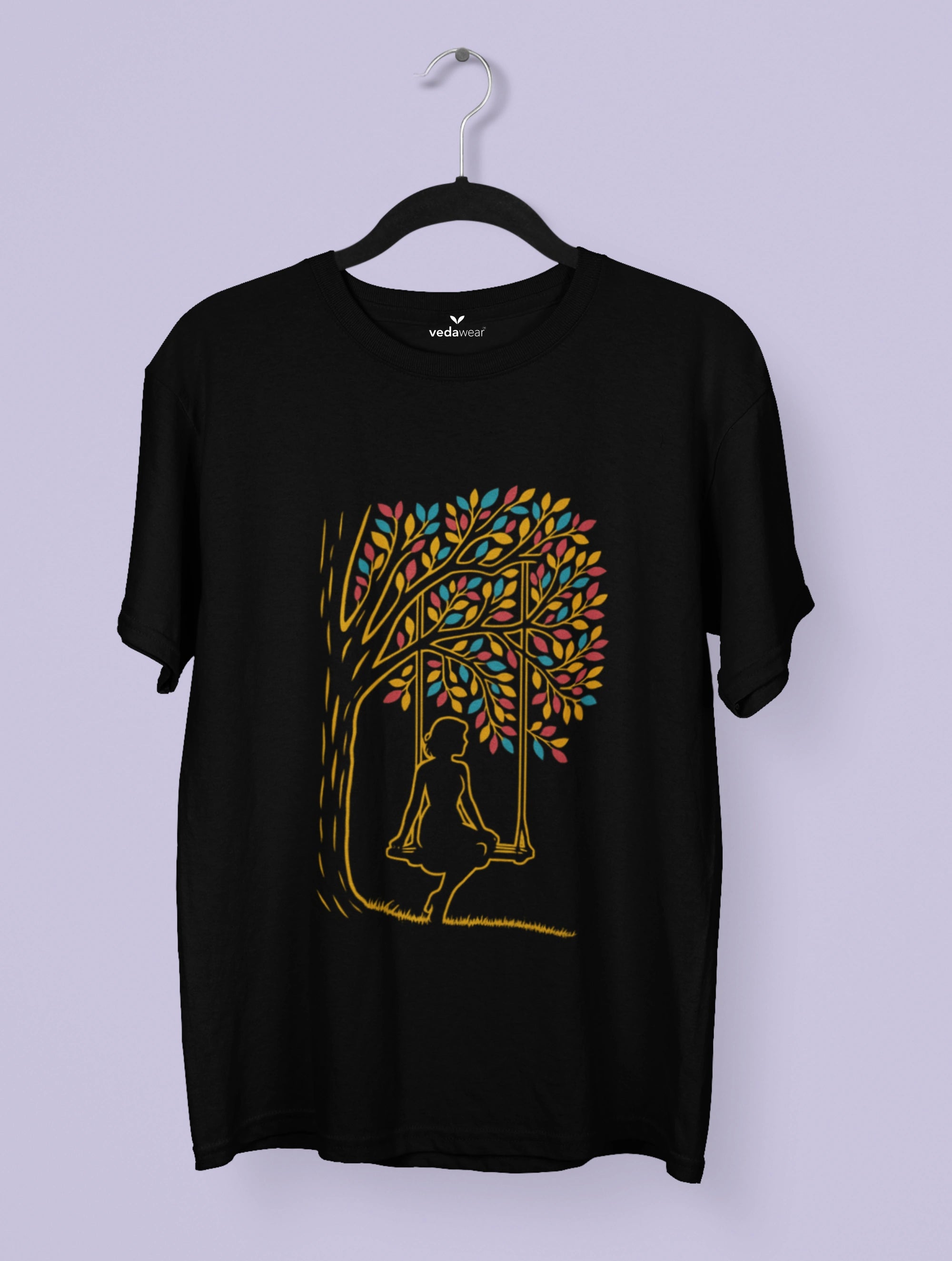 Tree of Joy – Premium Tee – Artistic Premium Cotton Tee by Vedawear 
