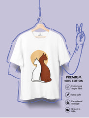 Twin Cats Harmony – Premium Tee