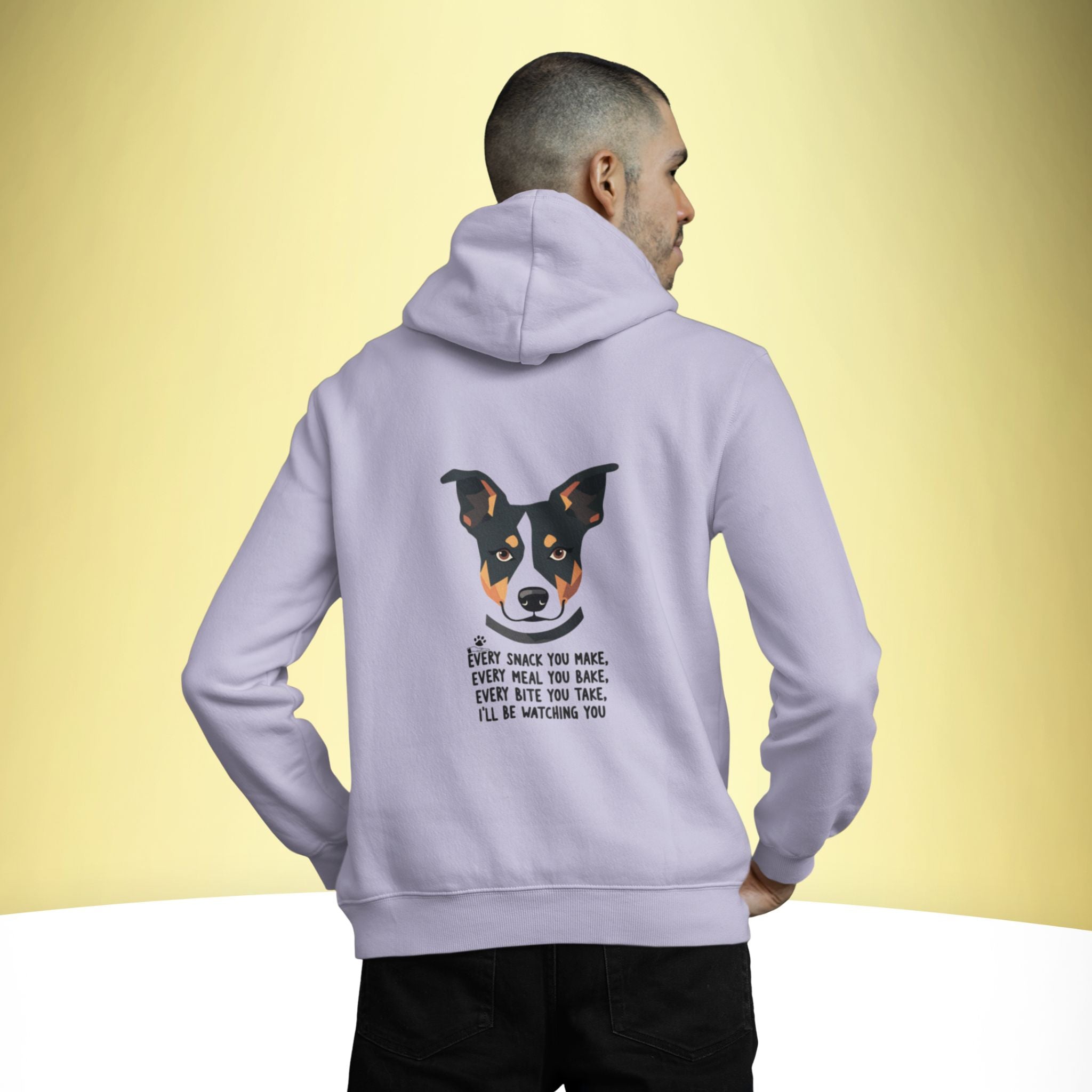 Watching You – Dog Humor Hoodie – Artistic Premium Cotton Tee by Vedawear  