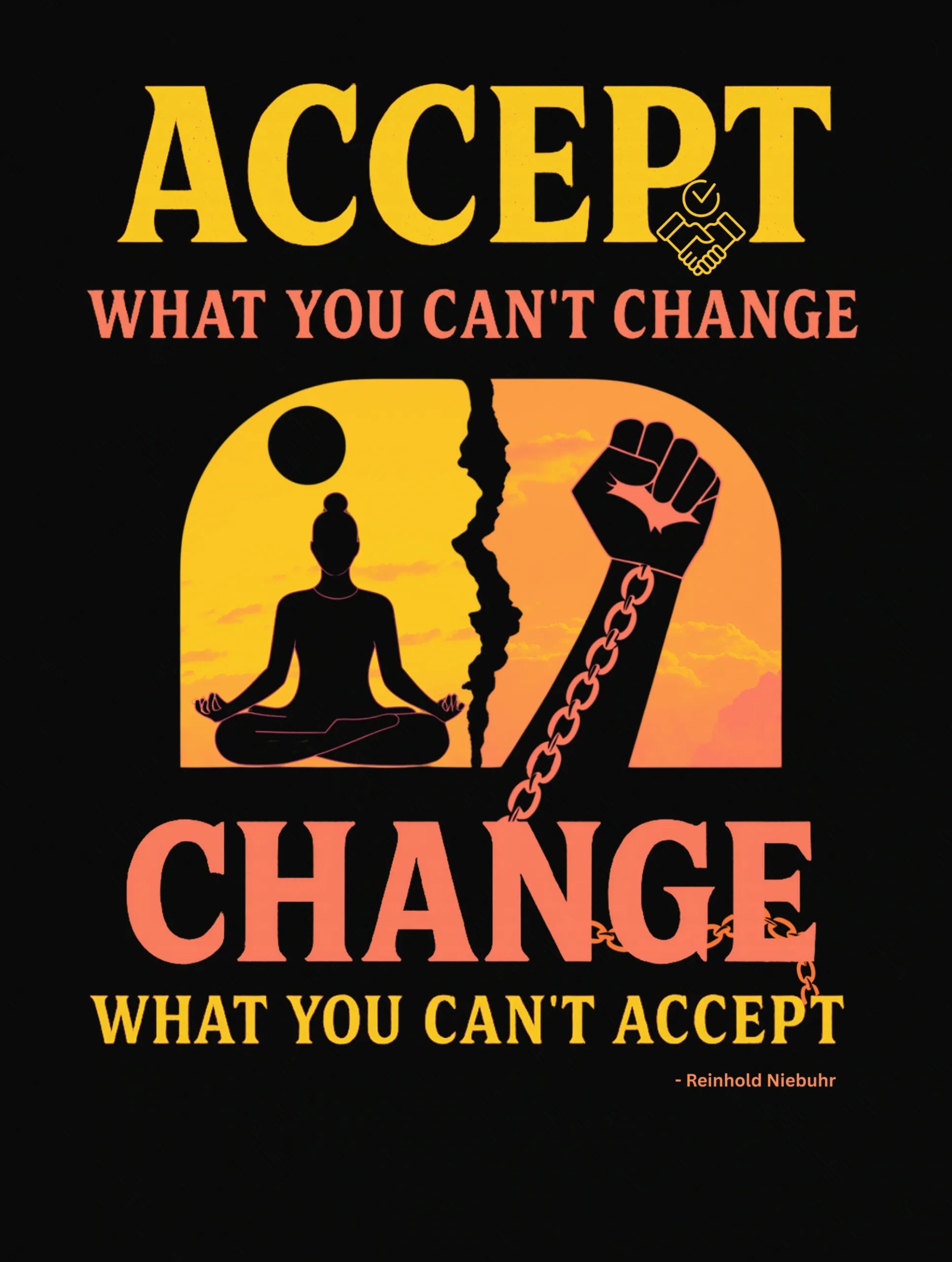 accept what you cant change change what you cant accept premium tee vedawear D scaled