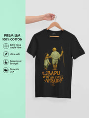 bapu why am i still afraid gandhi premium tee vedawear scaled