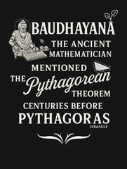 baudhayana pythagorean theorem black premium mathematics tshirt vedawear D scaled