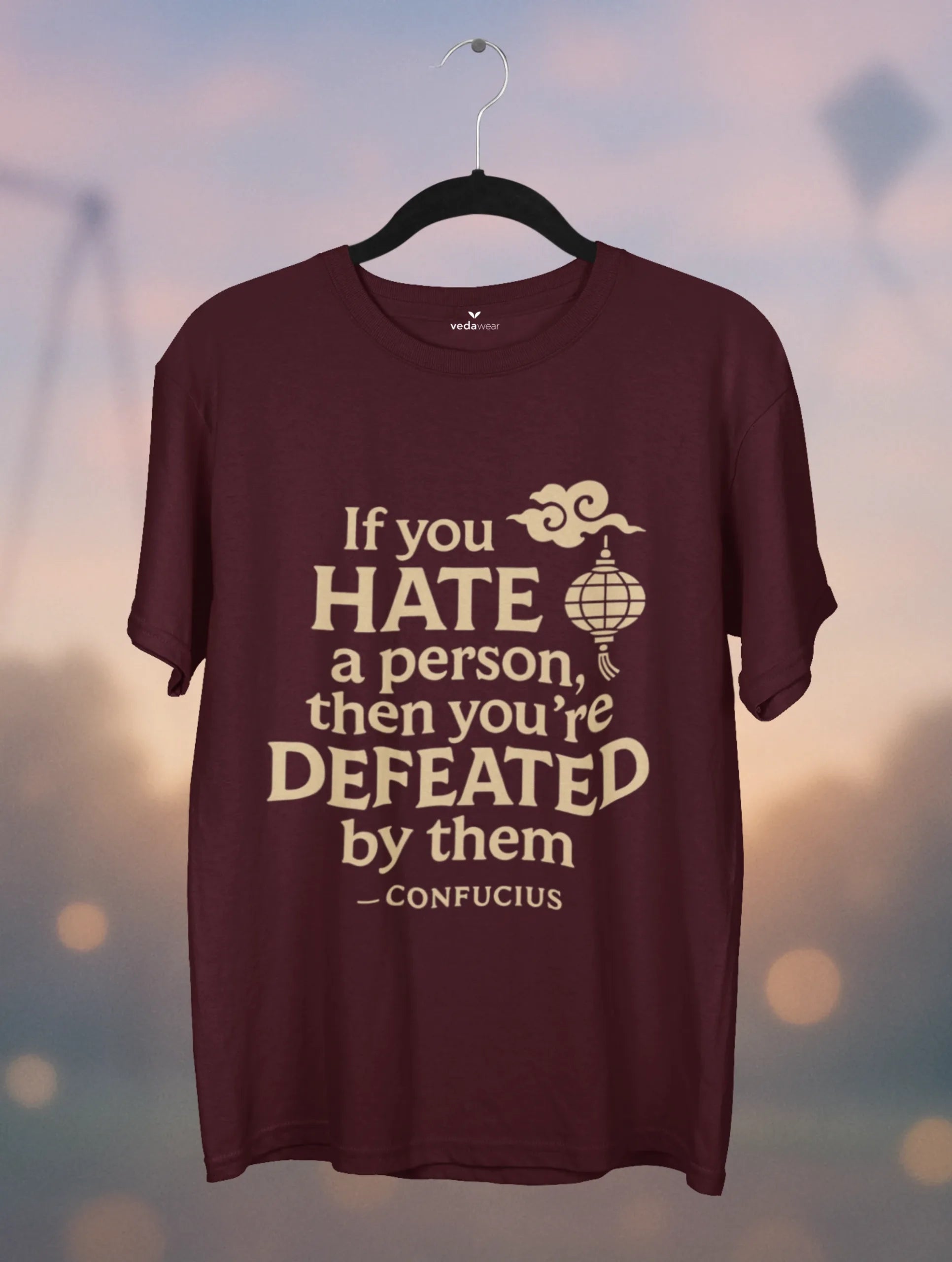 confucius quote if you hate defeated black premium tshirt vedawear M scaled