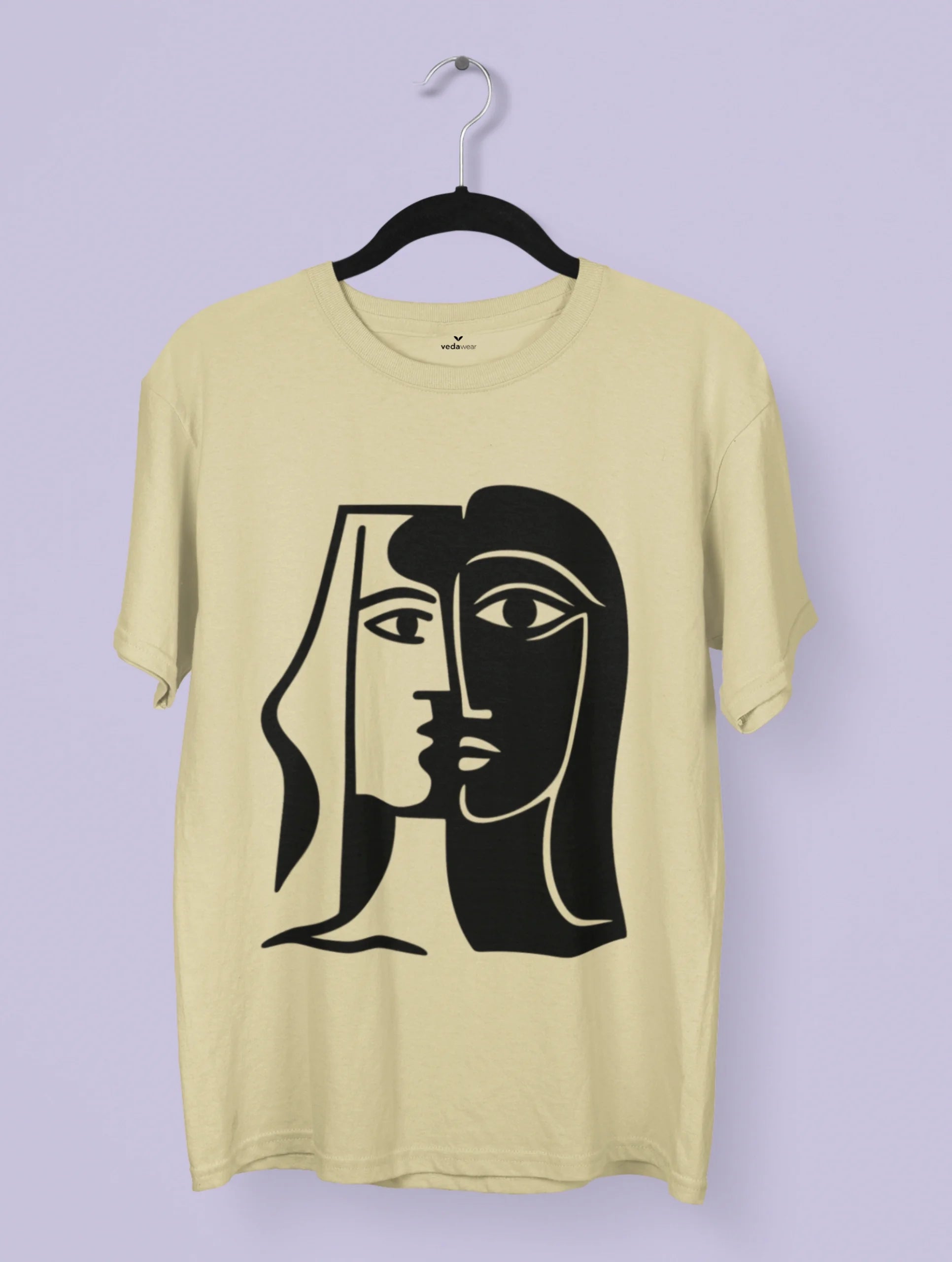 Cubist Harmony Picasso Inspired Premium Tee by Vedawear