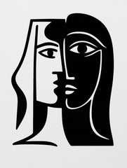 Cubist Harmony Picasso Inspired Premium Tee by Vedawear