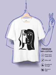 Cubist Harmony Picasso Inspired Premium Tee by Vedawear