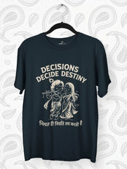 decisions decide destiny krishna radha premium tee vedawear NB scaled