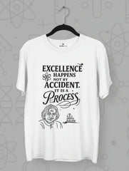 excellence is a process abdul kalam premium tee white edition vedawear W scaled