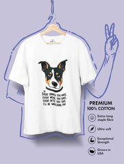 funny dog snack watching premium tee vedawear scaled