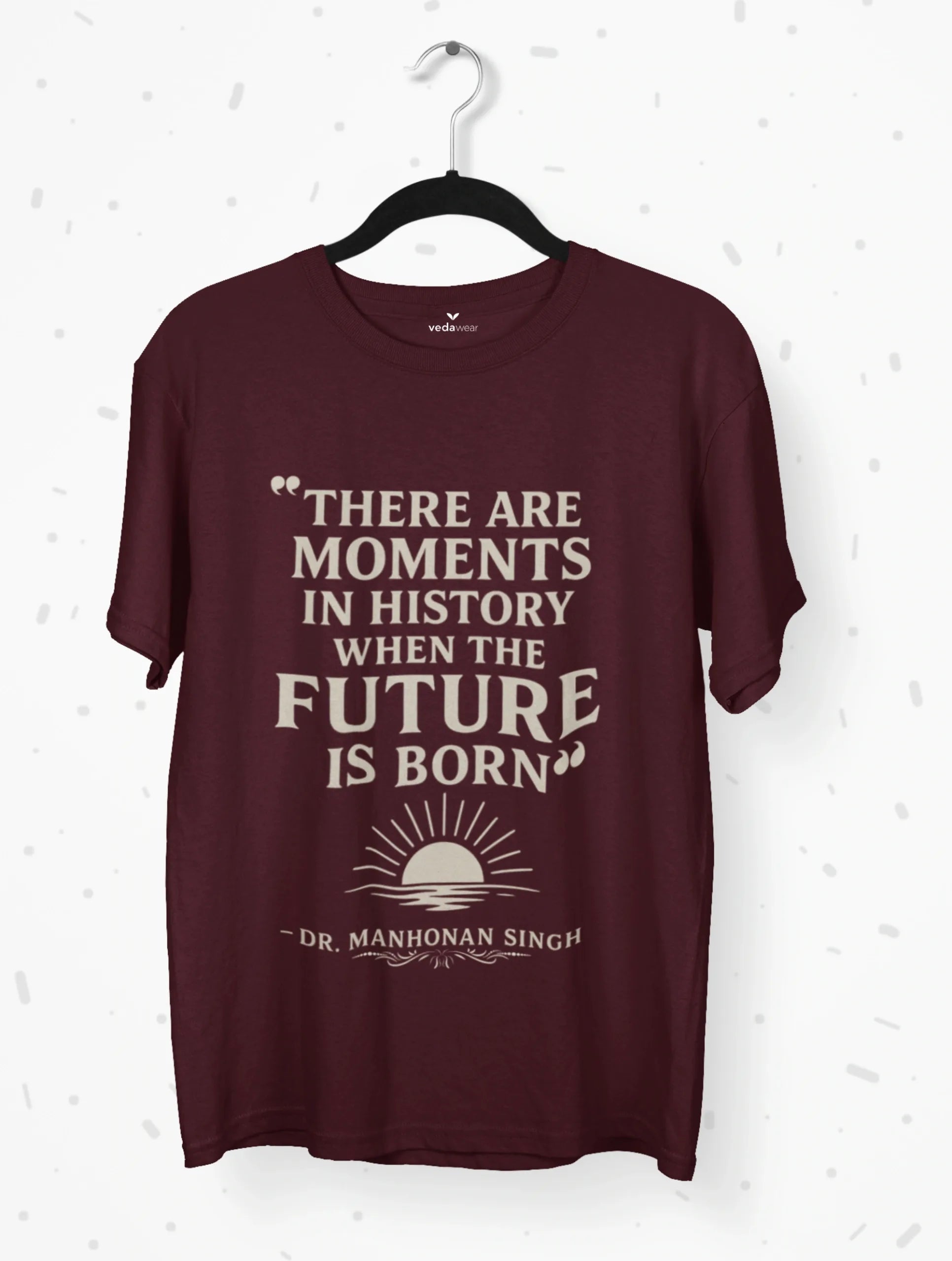 future is born dr manmohan singh quote premium tee vedawear M scaled