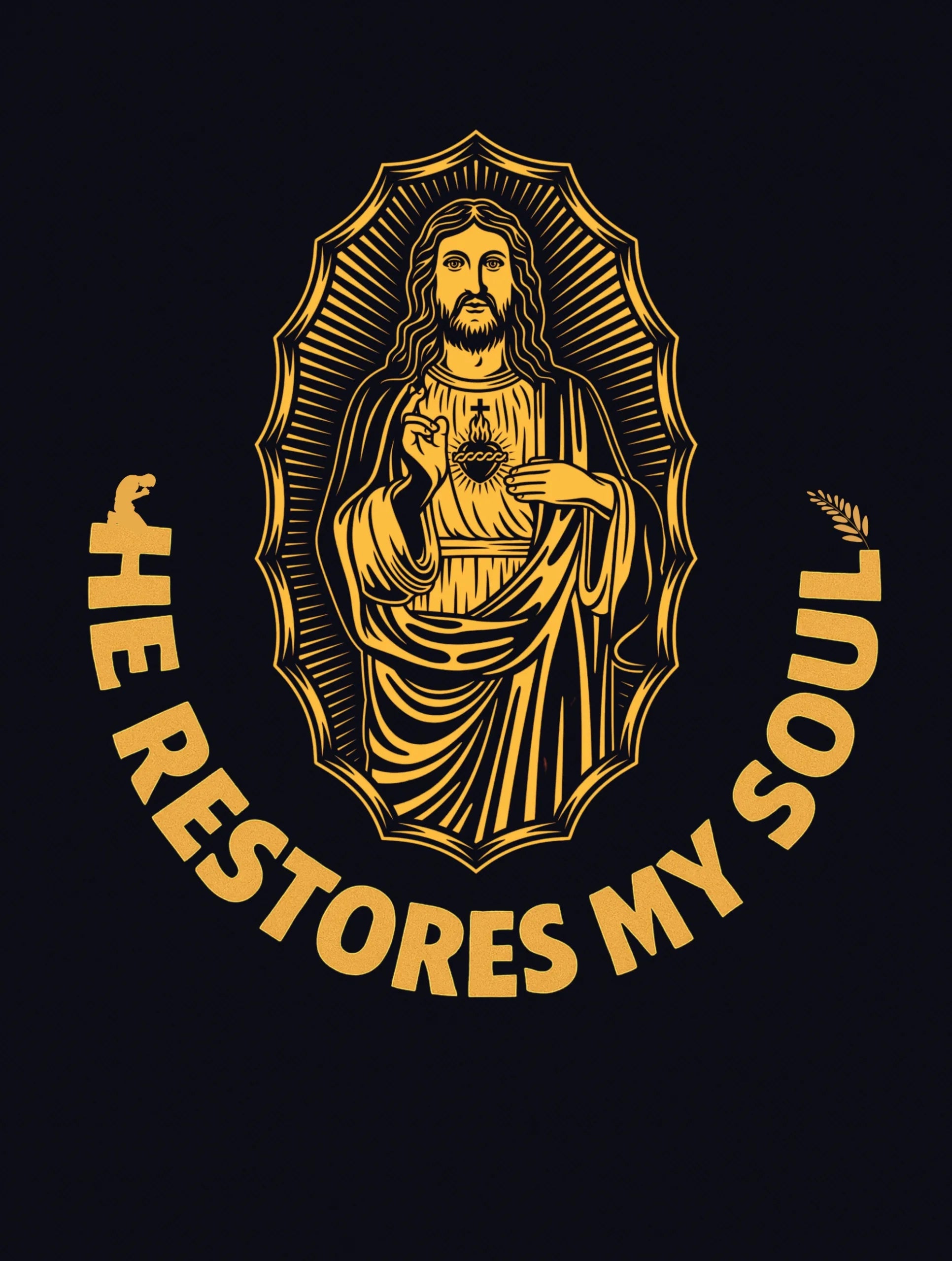 he restores my soul jesus christ premium tee vedawear D scaled