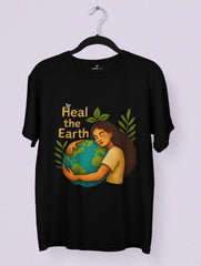 heal the earth premium eco awareness tee supima beige vedawear B scaled