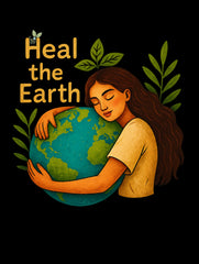 heal the earth premium eco awareness tee supima beige vedawear D scaled