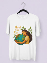 heal the earth premium eco awareness tee supima beige vedawear W scaled
