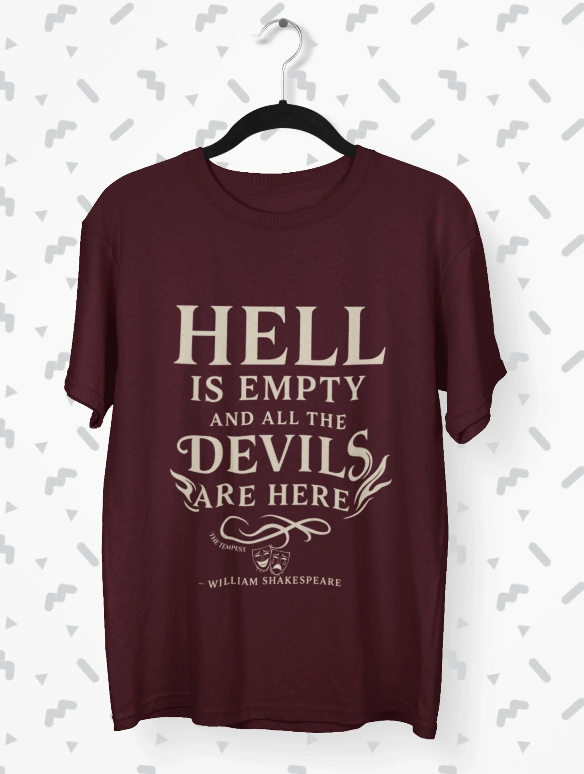 hell is empty shakespeare quote premium tee vedawear M scaled