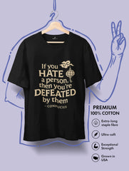 if you hate youre defeated confucius premium tee vedawear scaled