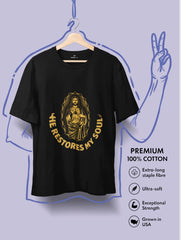 jesus he restores my soul premium tee vedawear scaled