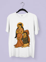 Kalighat Patachitra style artwork printed on Vedawear folk art inspired premium cotton T-shirt