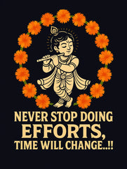 krishna never stop efforts motivation quote premium tee vedawear D scaled