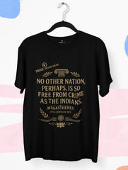 megasthenes quote history speaks india ancient india tee vedawear B scaled