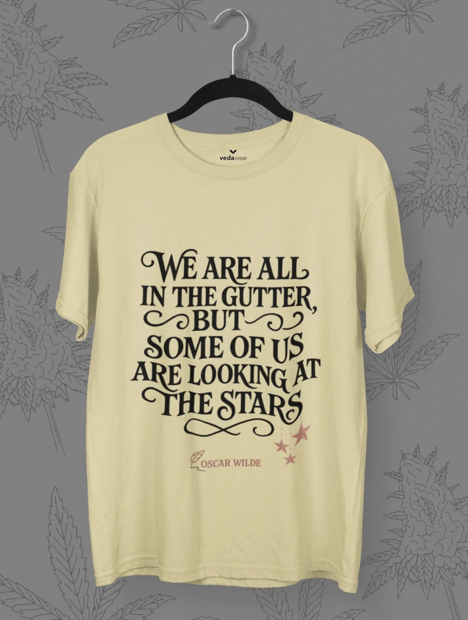 oscar wilde gutter stars quote premium tee vedawear Be scaled