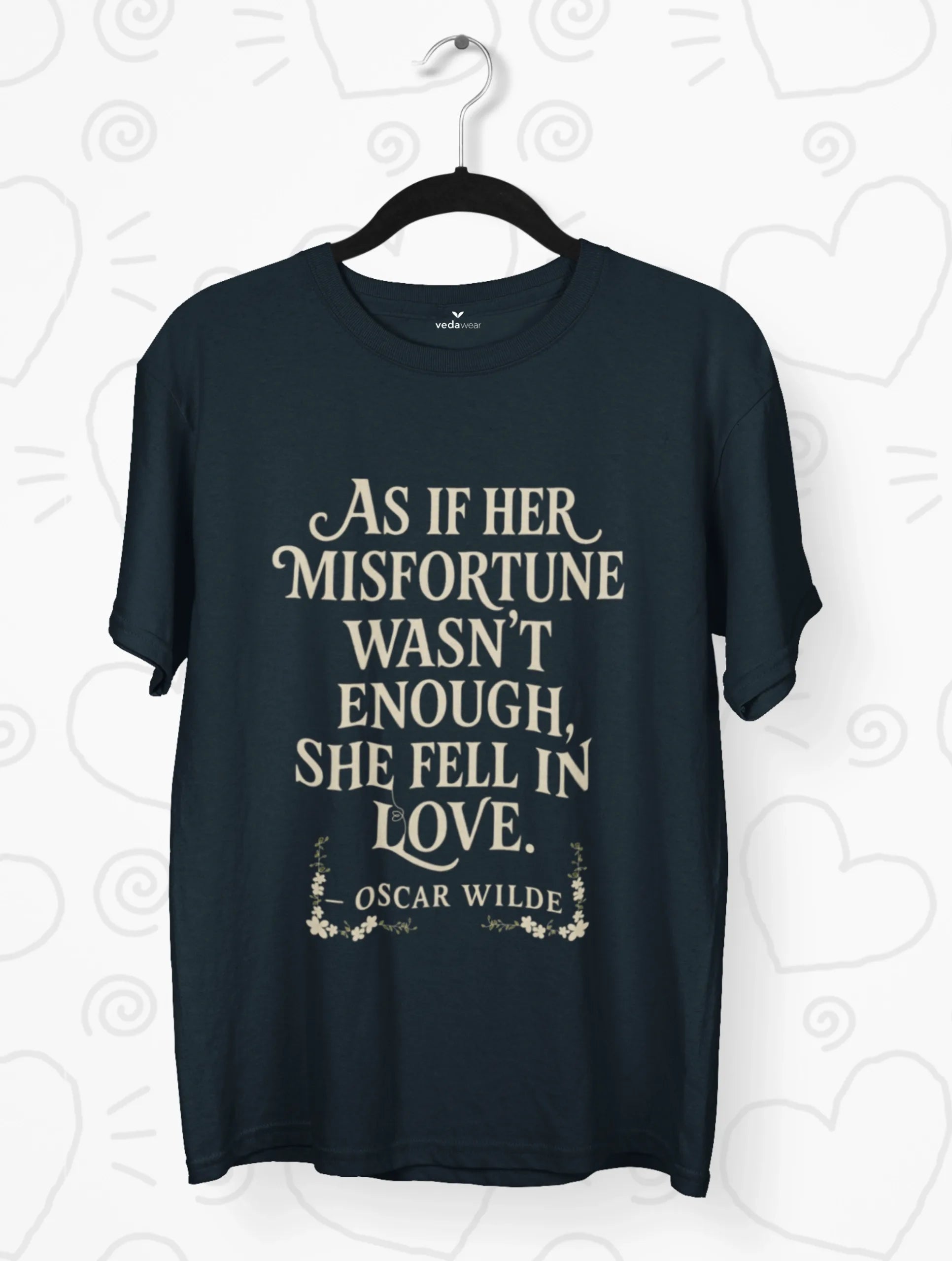 oscar wilde love misfortune quote premium tee vedawear NB scaled
