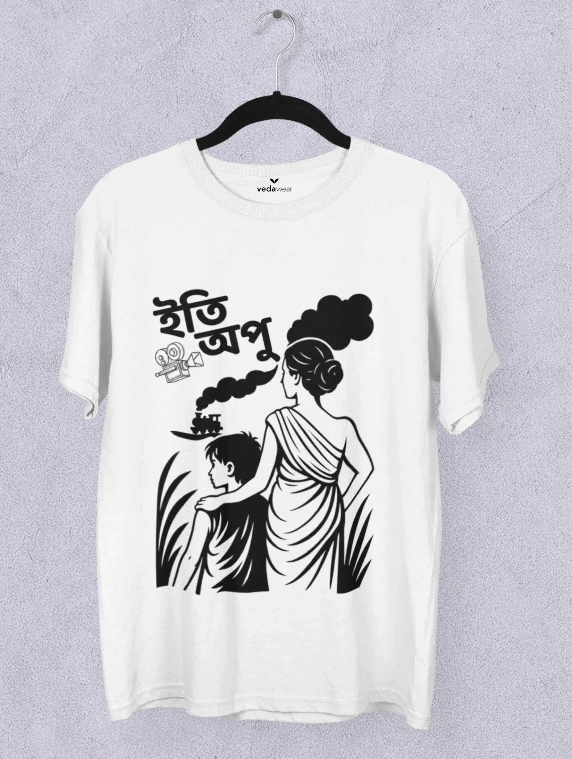 pather panchali inspired iti apu bengali art tshirt vedawear W scaled