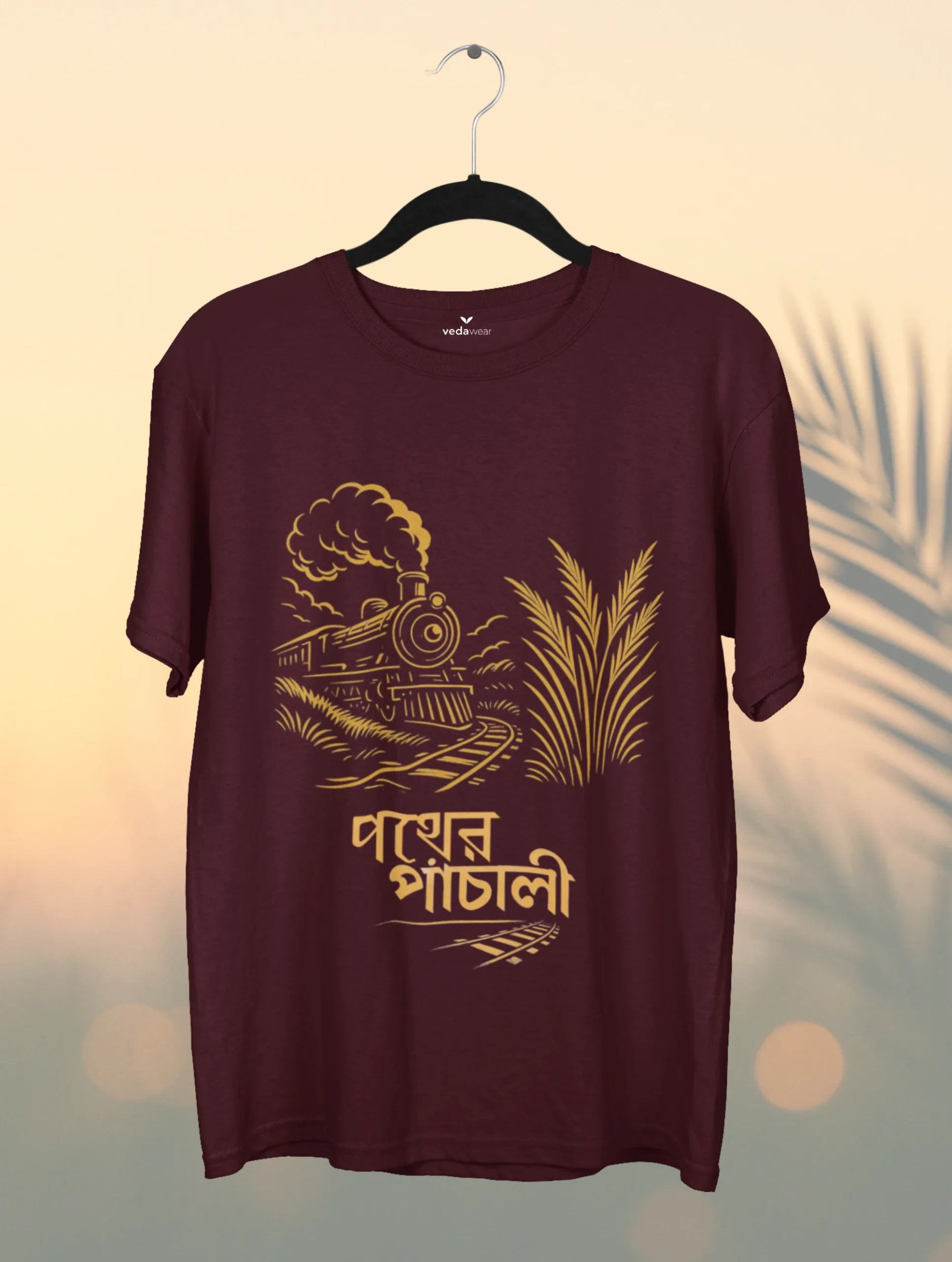 pather panchali train bengali typography premium tshirt design vedawear M scaled