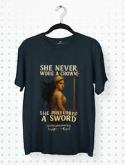 rani lakshmi bai she preferred sword quote premium tee vedawear NB scaled