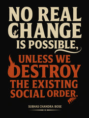 subhas chandra bose social change quote premium tee vedawear D scaled