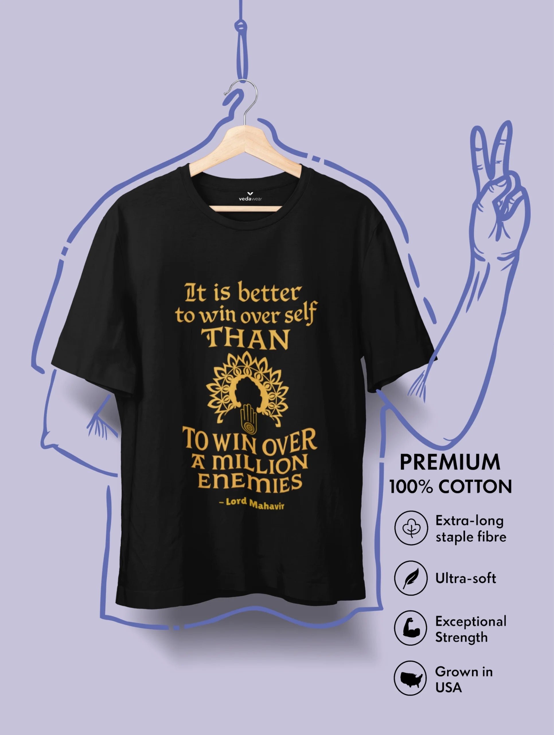 win over self lord mahavir premium tee vedawear scaled