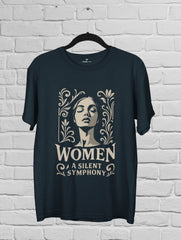women a silent symphony premium tee vedawear NB scaled