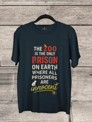 zoo prison innocent animals black premium activist tshirt vedawear NB scaled