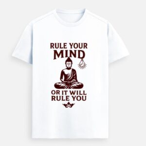 "Rule Your Mind" – Buddha Wisdom Premium T-Shirt