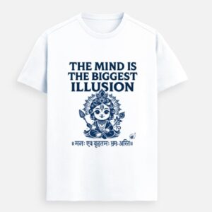 Mind Is Illusion – Vedantic Truth Premium Tee