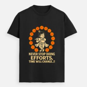 Time Will Change – Krishna Effort Premium Tee