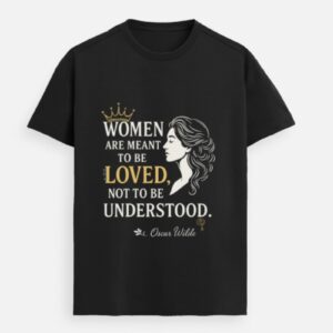Meant to Be Loved – Oscar Wilde Premium Women’s Tee