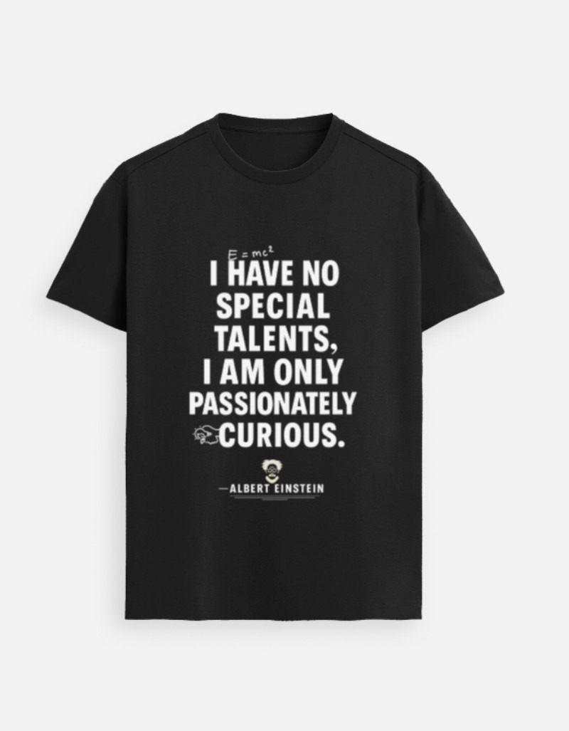 Passionately Curious – Einstein Premium Tee