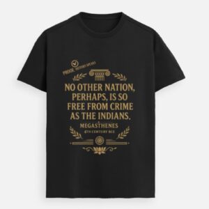 Pride of India – Megasthenes Quote Premium Tee