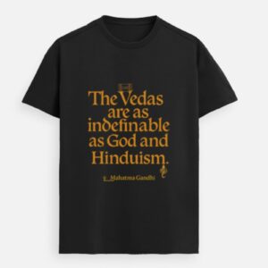 The Vedas Are Indefinable – Gandhi Premium Tee