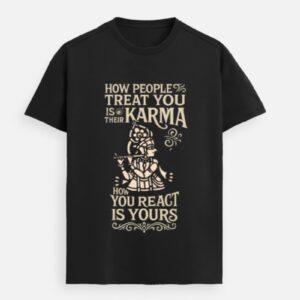 Karma & Reaction | Spiritual Wisdom Premium T-Shirt