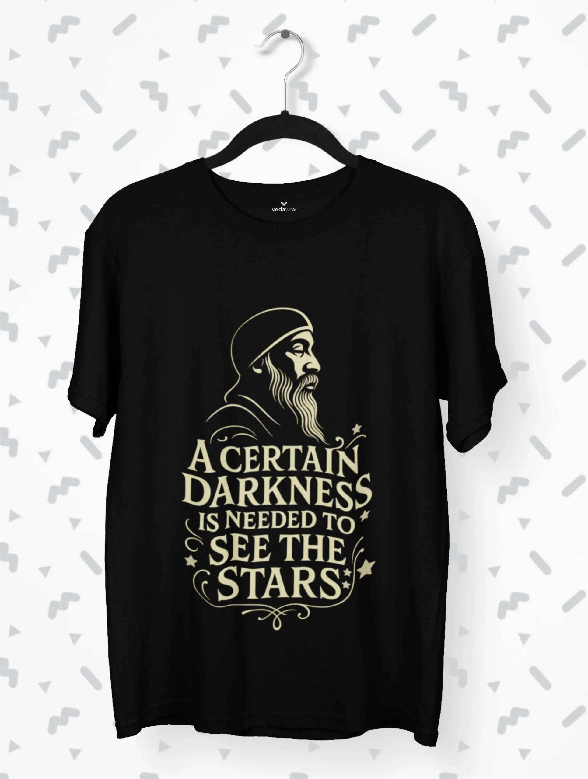 See the Stars – Osho-Inspired Premium Tee (black Edition)
